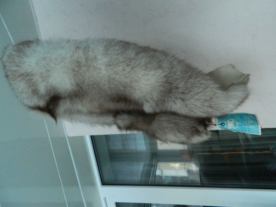 мех на воротник натуральный песец