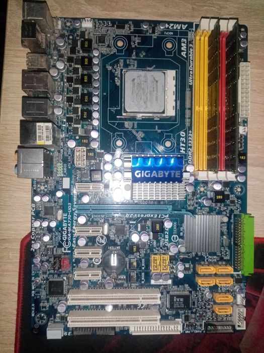 Мат. плата sАм3 + Процессор  AMD Phenom II X4 955 + DDR2-800 2x4gb