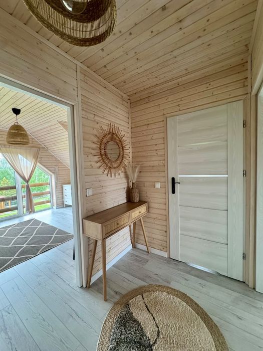 Nowoczesny domek z jacuzzi i sauną nad jeziorem Dadaj | Mazury | 8 os.