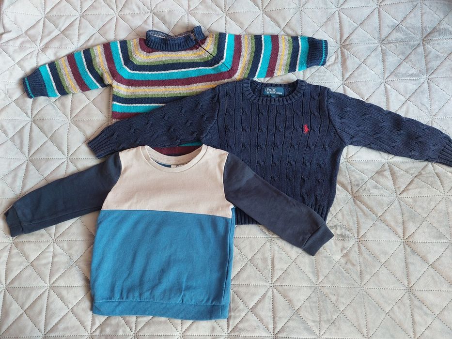 Sweter/bluza dla chłopca rozmiar 86, 3 sztuki