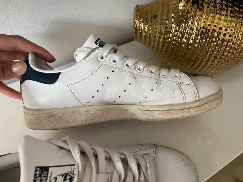 Adidas stan smith 38 2/3 sportowe buty sneakersy granatowe