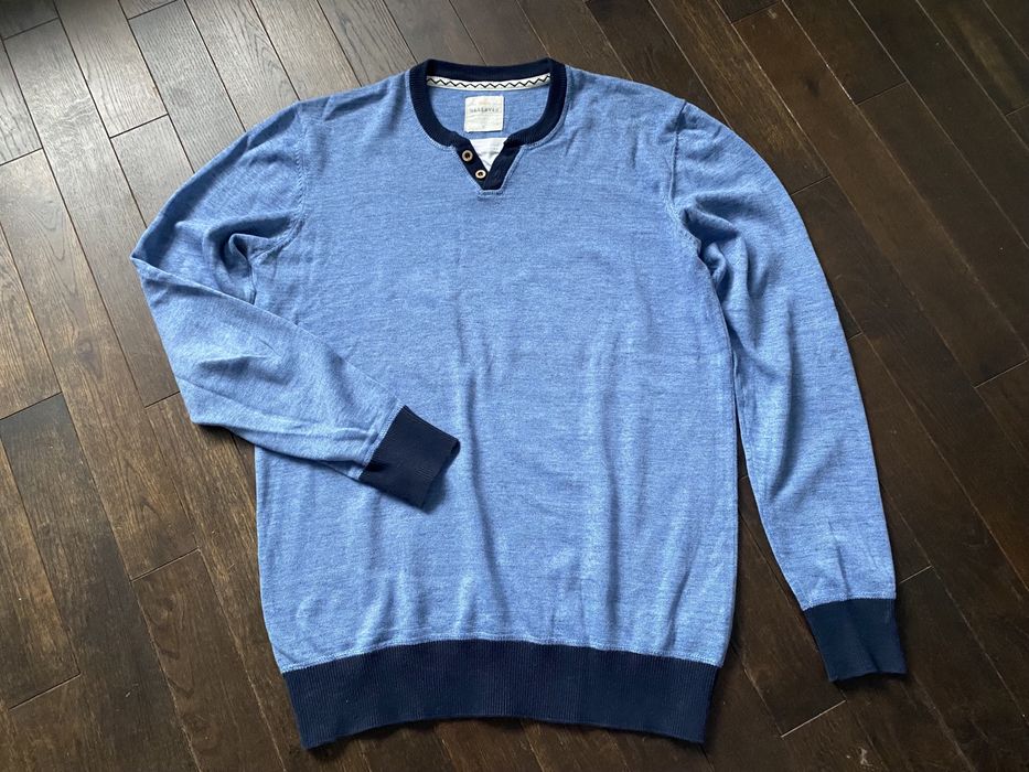 Sweter meski reserved S niebieski