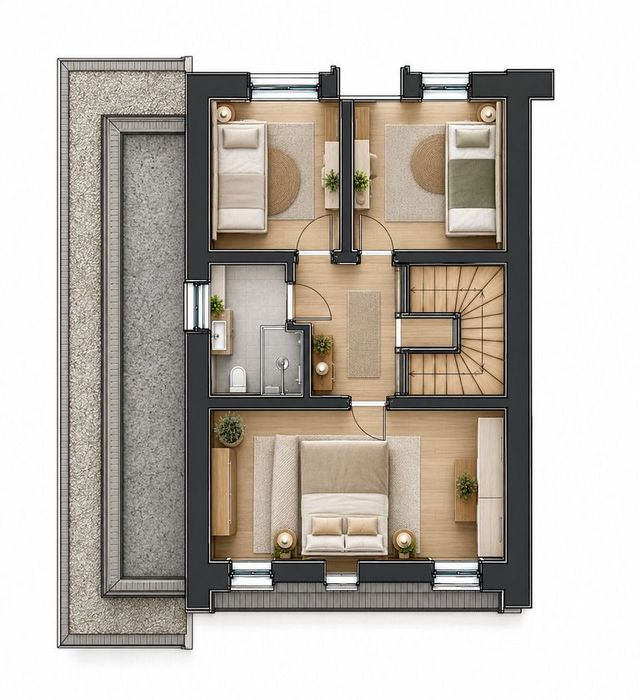 Nowy dom 144 m² | Deweloperski PLUS | Katowice-Podlesie