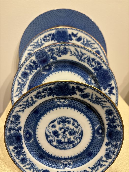Mottahedeh Imperial Blue Pratos Porcelana Vista Alegre