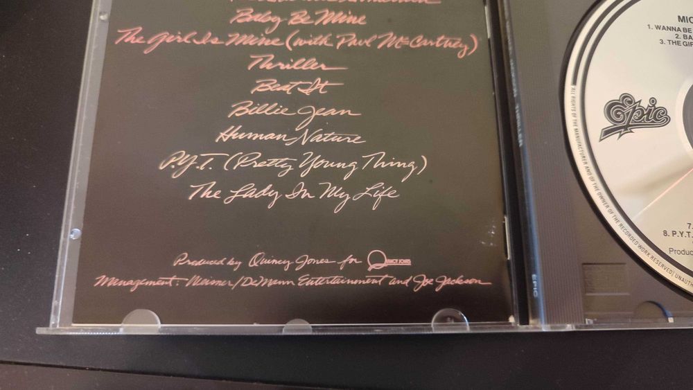 Płyta cd Michael Jackson