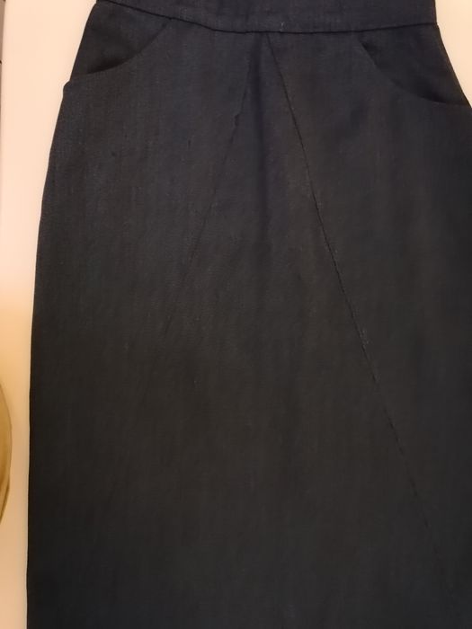 Saia comprida azul T 38