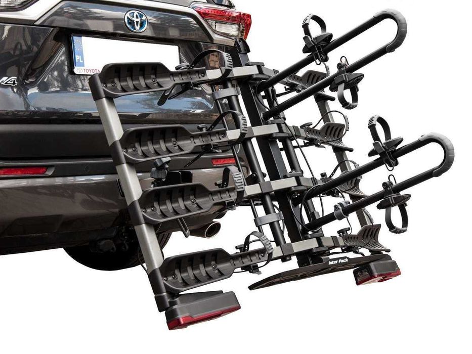 Bagażnik rowerowy na hak na 4 rowery Platforma rowerowa Inter Pack New Spider 4