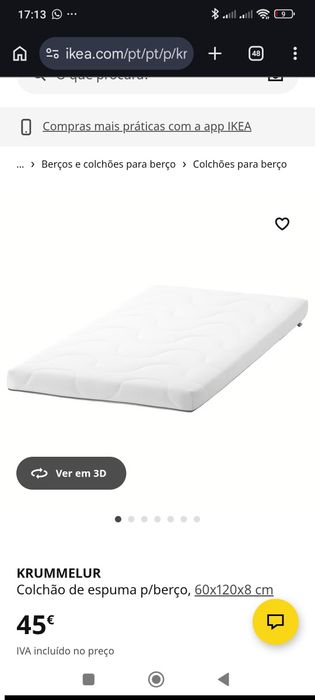 Berço Branco Ikea