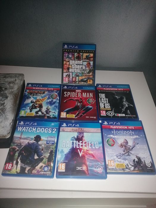 Ps4 slim modificada e jogos