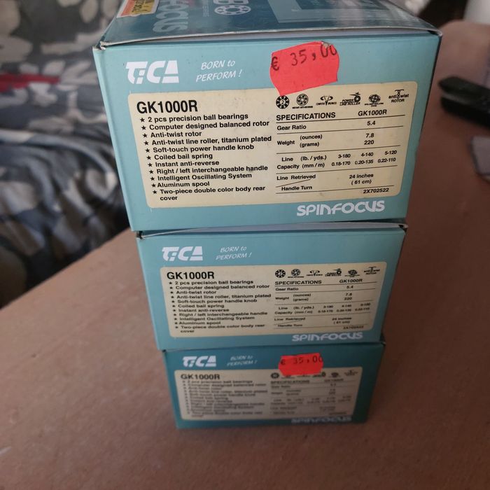 Carretos de pesca tica