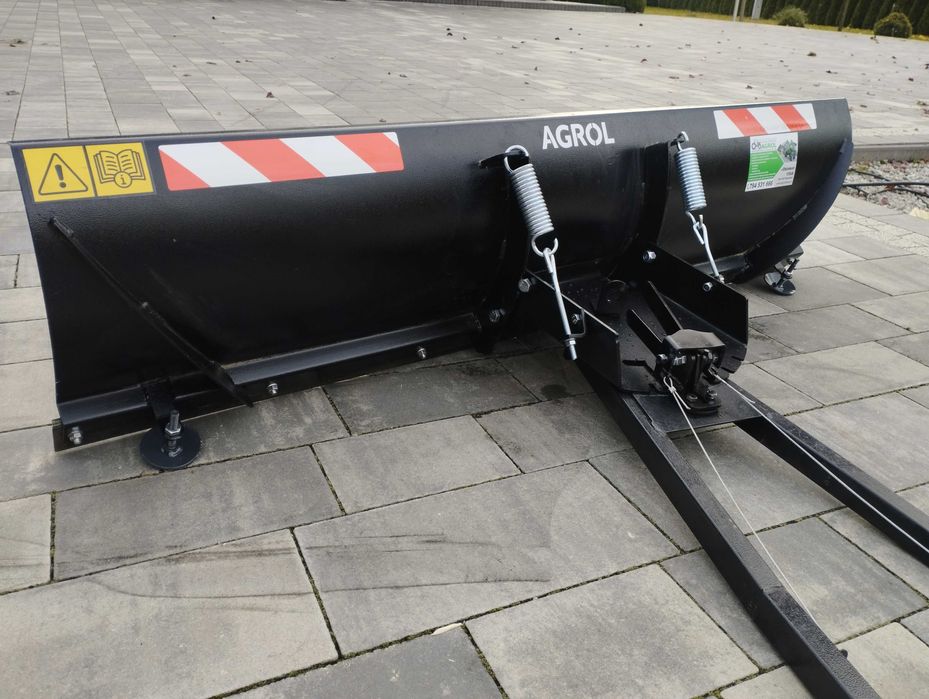 Pług śnieżny do Quada 150cm z amortyzacją solidna konstrukcja
