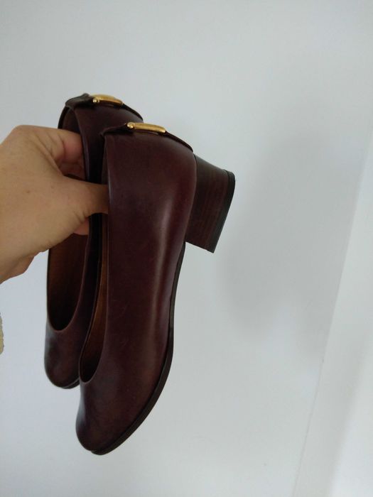 Czółenka luxury skóra naturalna Oswald. Nowe