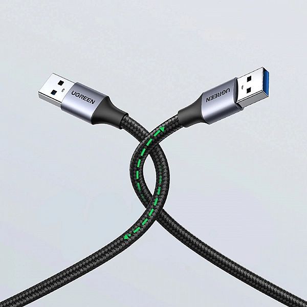 Ugreen kabel przewód Usb - Usb 3.0/5Gb/s 0.5m szary (us373)