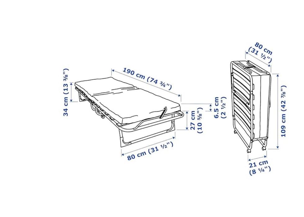Ikea SANDVIKA Guest Bed cama de hospedes