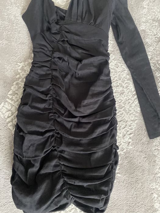 Сукня Zara,плаття зара,чорна сукня,сукня з льону