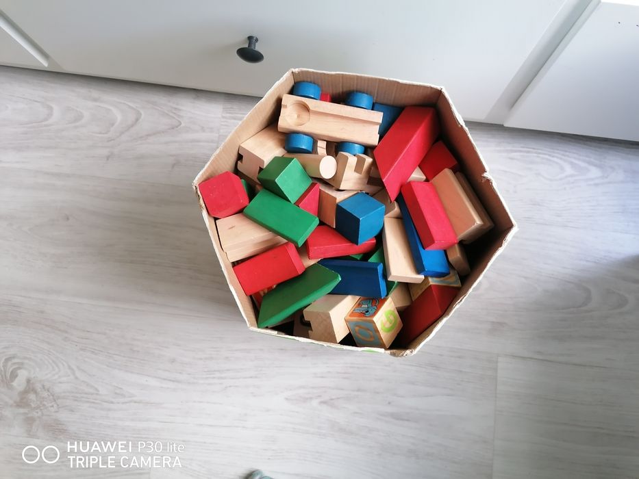 Klocki drewniane xxl