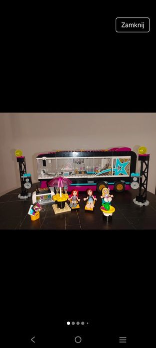 LEGO 41106 Friends Zestaw Pop Star Tour Bus Livi Mia.