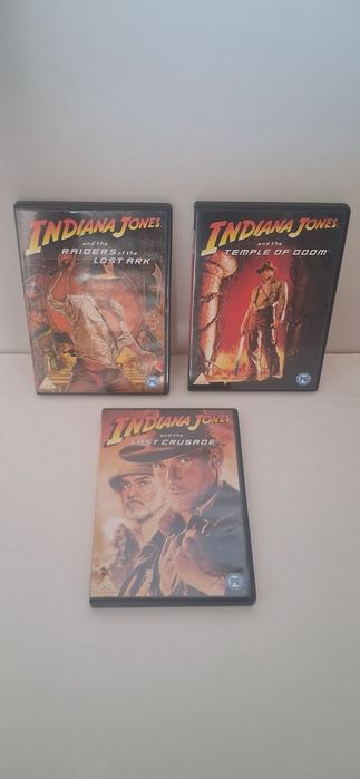 Conjunto 3 FIilmes DVD'S Indiana Jones