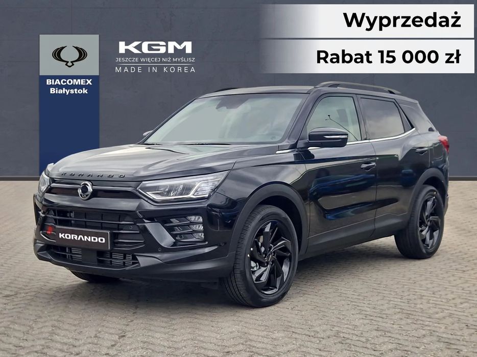 SsangYong/KGM Korando 1.5 Turbo 163KM 2WD * Pakiet Black Nowość * "od ręki"