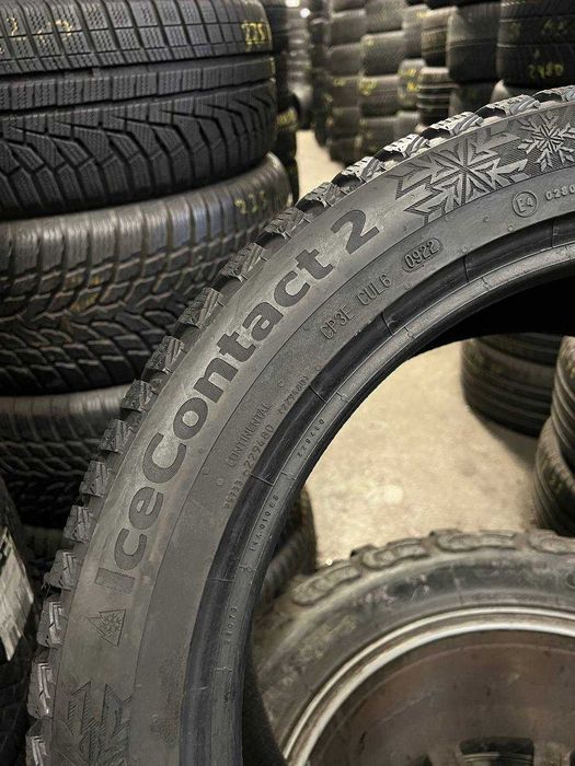 Шини Зимові 255х45хR19 Continental IceContact2 2шт 7.5мм+ 2022р