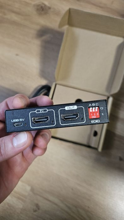 Аудио екстрактор HDMI VPFET 4K 60Hz з оптичним виходом 3.5