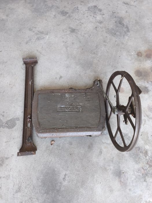 Pedal máquina de costura vintage