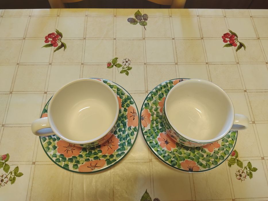 Conjunto de taças/canecas com prato64751795053057122