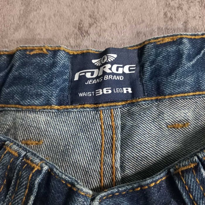 Forge jeansy męskie W36 L klasyczny krój solidny denim