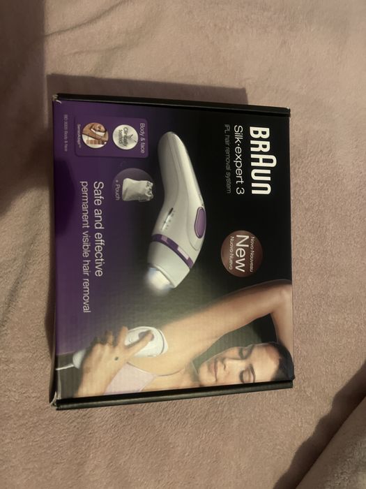 Depiladora luz pulsada Braun silk expert 3