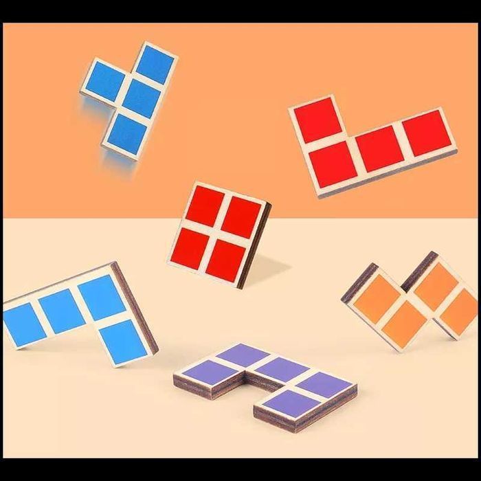 Gra logiczna zręcznościowa puzzle tetris klocki JHTOY-639