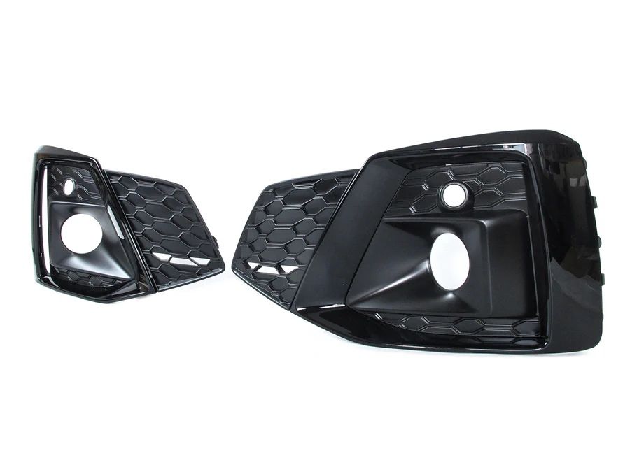 Решітка противотуманки переднього бампер Audi A5 B9 F5 2020-2023 радар