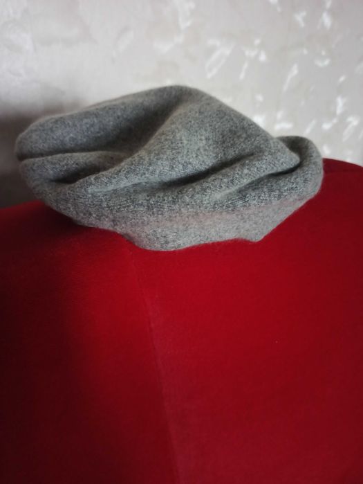 beret dzianinowy na zimę