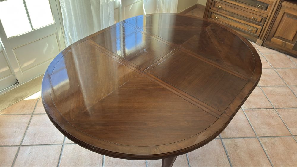 Mesa holandesa redonda oval
