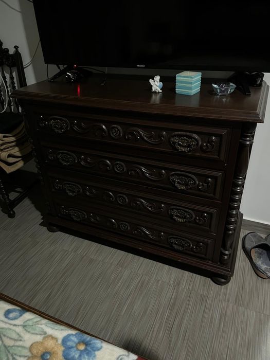 Quarto Completo Em Madeira Maciça / Aceito Propostas