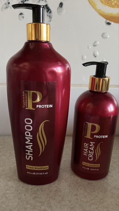 Протеїновий шампунь і крем-маска Rain