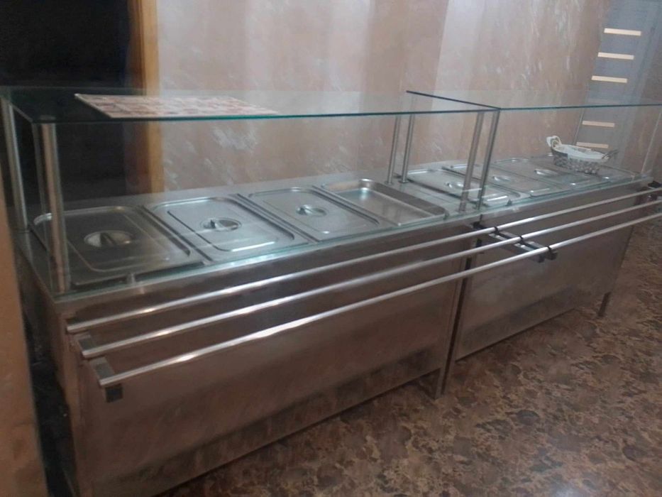 Горячие витрины нержавейка в наличие 2 шт