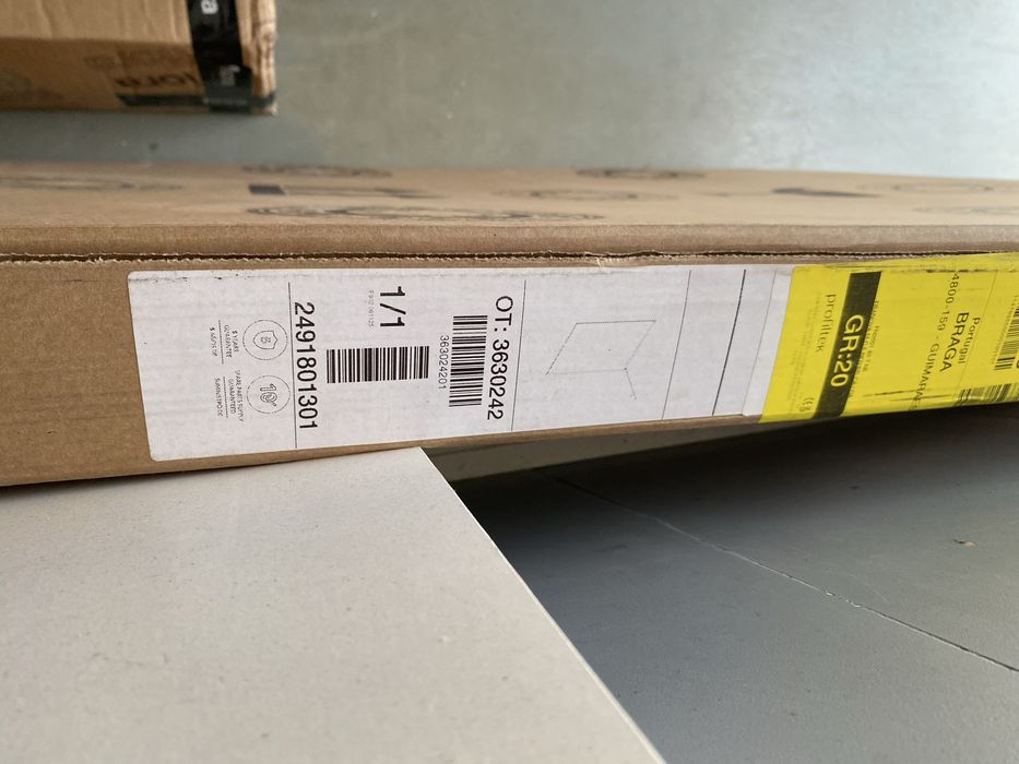 Resguardo de duche Profiltek Nordic FN-200 - embalado