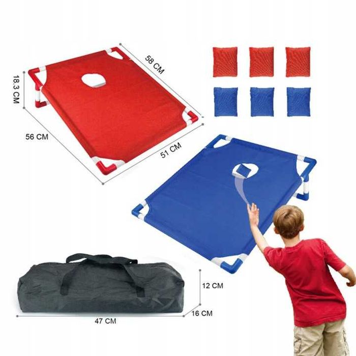 Gra Bean Bag Traf Do Celu Gra Zręcznościowa Zestaw Z Torbą 2 Platformy
