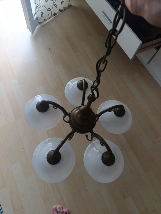 Бронзовая люстра