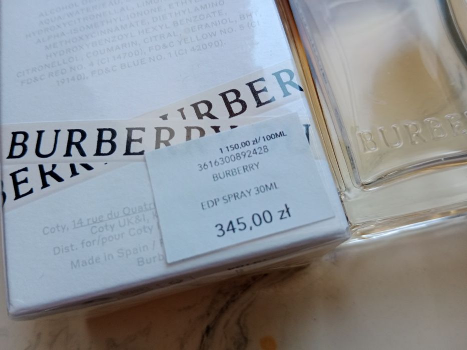 Perfumy Douglas Burberry Her London Dream 30 edp mocne używane