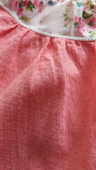 44/46 100 % bawełny, koszula nocna, kwiaty