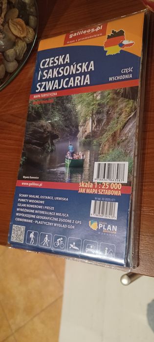 Dwie mapy Czeska i Saksońska Szwajcaria