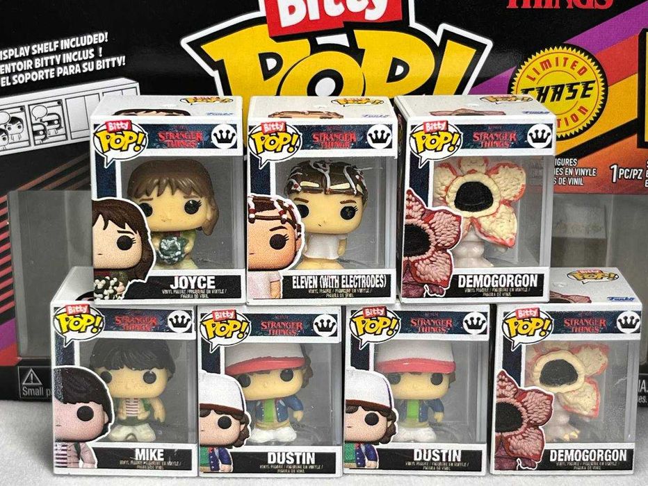 Оригінальні фігурки Funko Pop Bitty Pop дивні дива, Dustin, Demogorgan