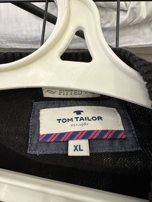 Чоловіча кофта кардиган чорна Tom Tailor