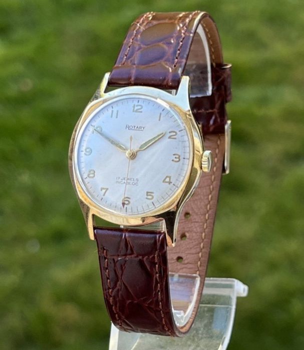 Швейцарскій золотой  годинник Rotary