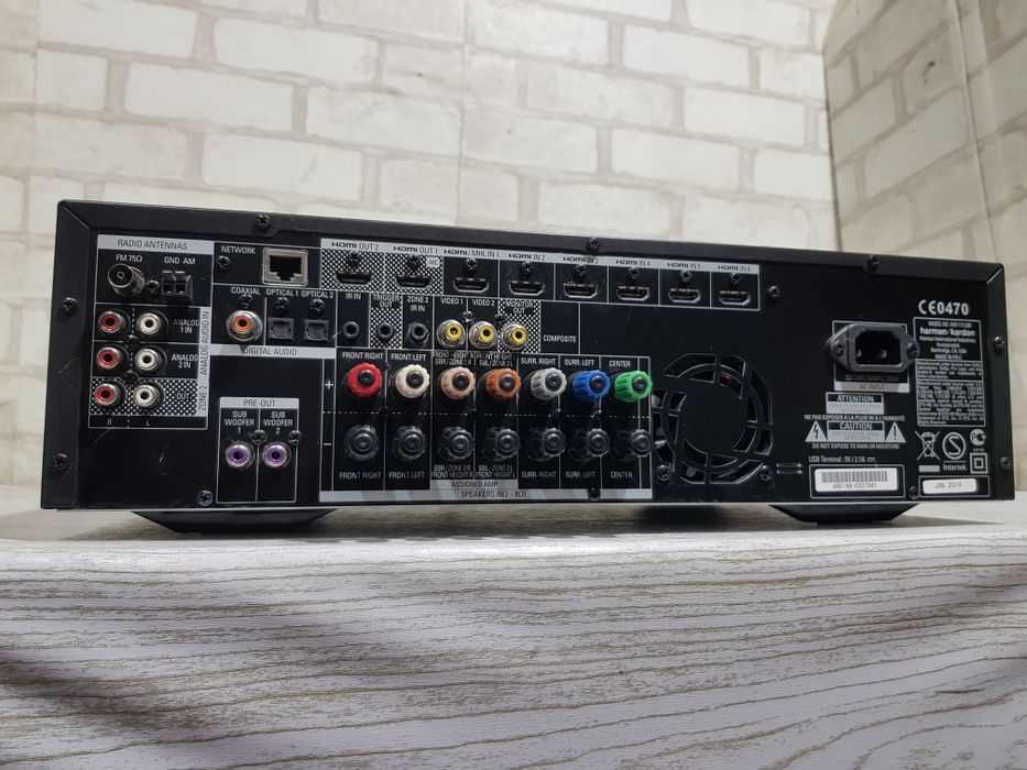 7.2 AV ресивер HARMAN KARDON AVR 171, +1., *7x100 Вт,AirPlay,USB, Blue