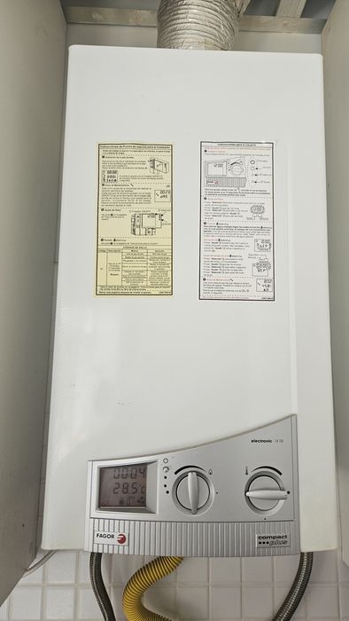 Esquentador elétrico gas natural
