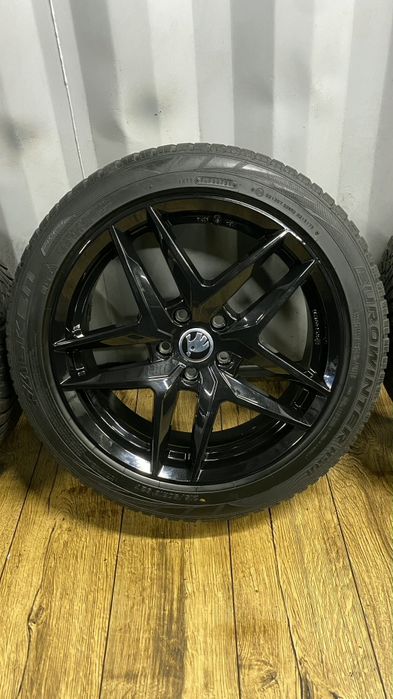 Felgi Koła Skoda 18" 5x112 z oponami 225/50 R18 Karoq Superb Vw Passat B8 B7 Seat Ateca