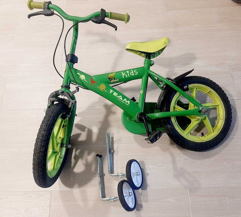 Bicicleta de Criança - Team Adventure Dino (verde)
