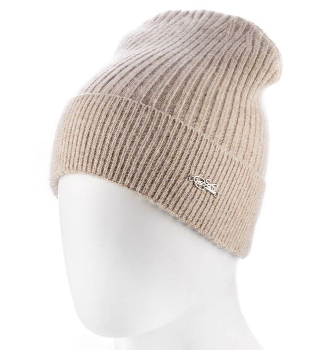 Ангорова шапка -лопатка тонка